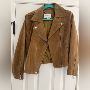 Suede BCBG jacket small NWOT